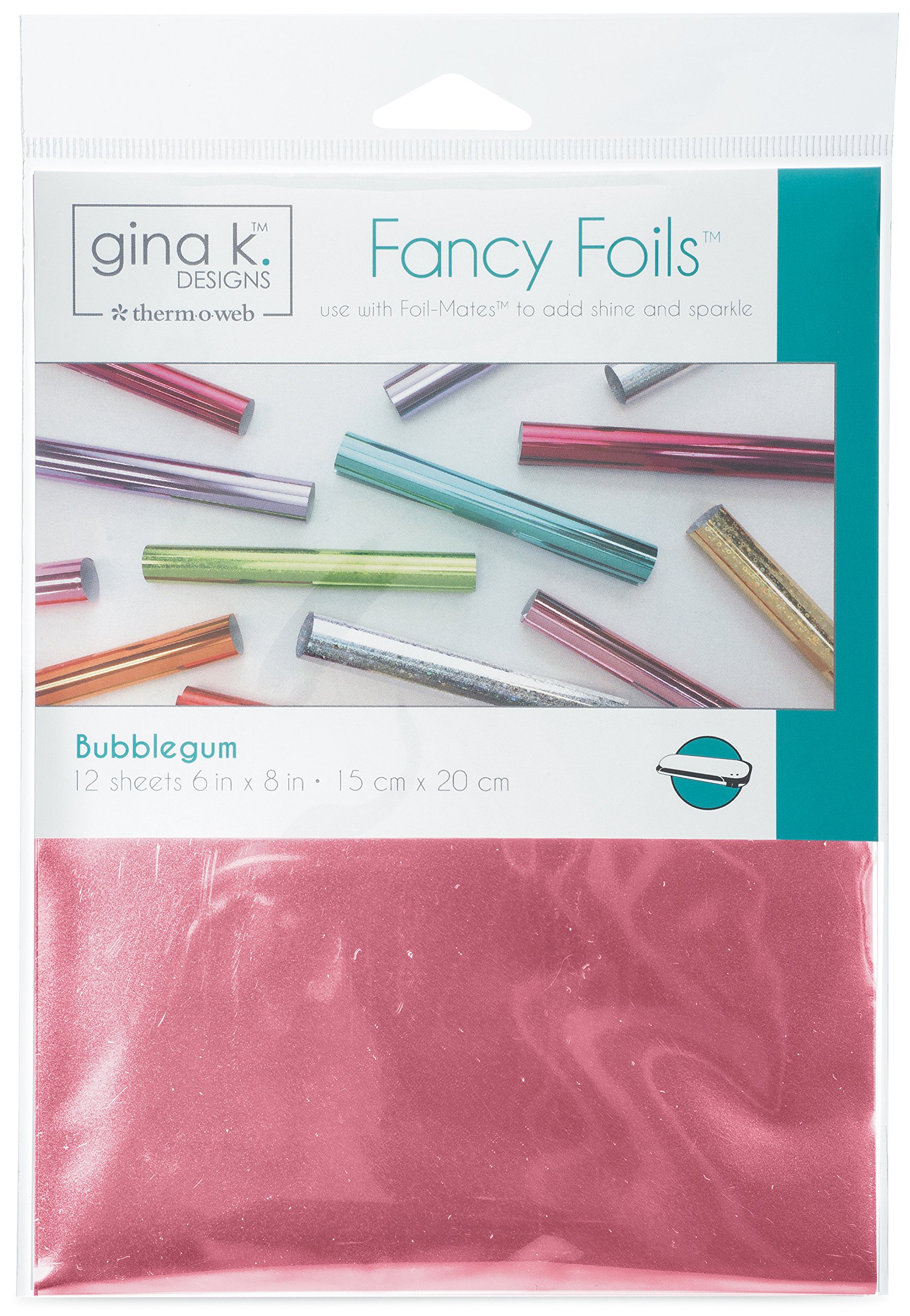 Thermoweb Gina K Designs Bubble Gum Fancy Foil, Foil, Multi-Colour, 20.32 x 15.24 x 0.254 cm
