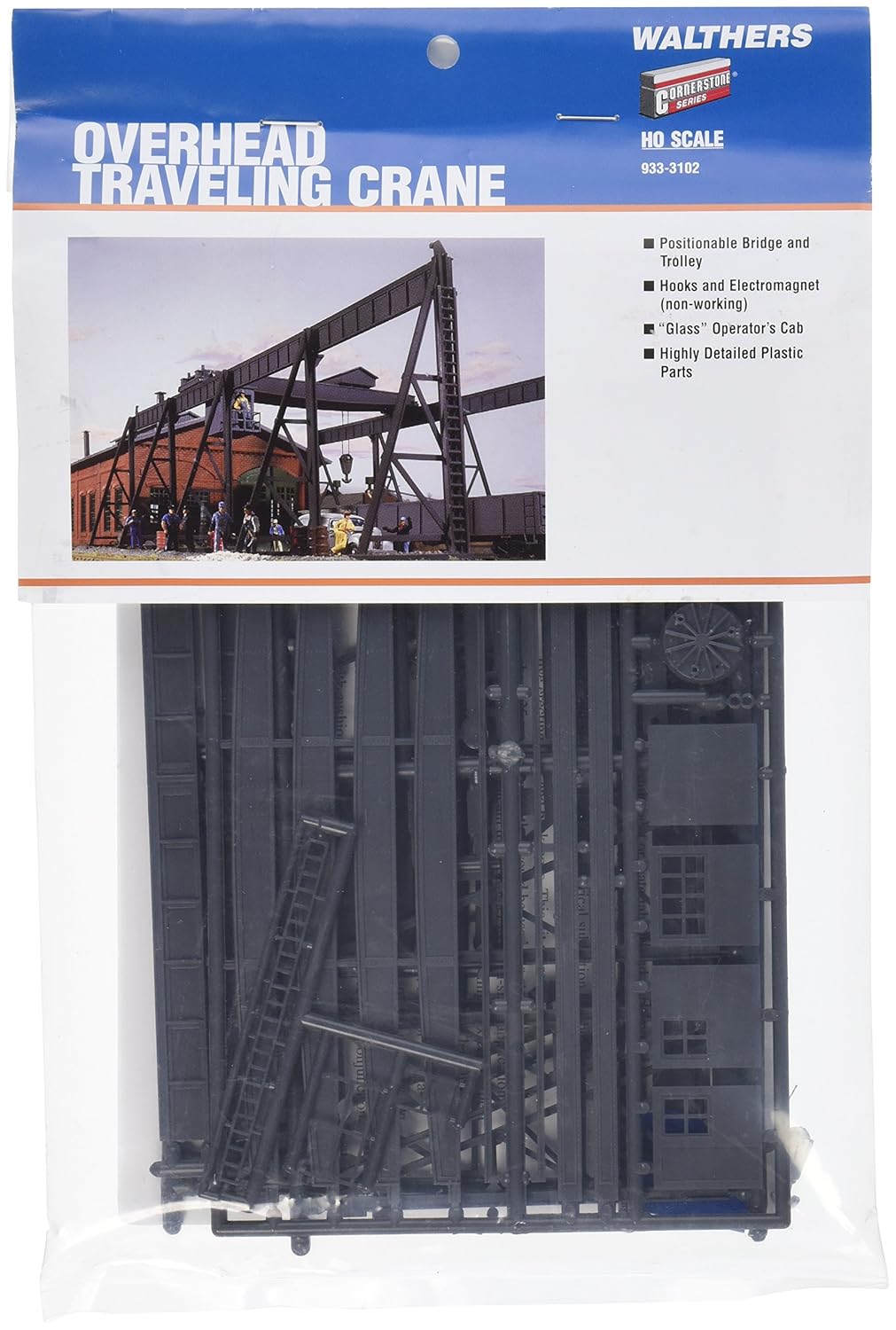 Walthers Cornerstone Series Kit HO Scale Overhead Traveling Crane eBay