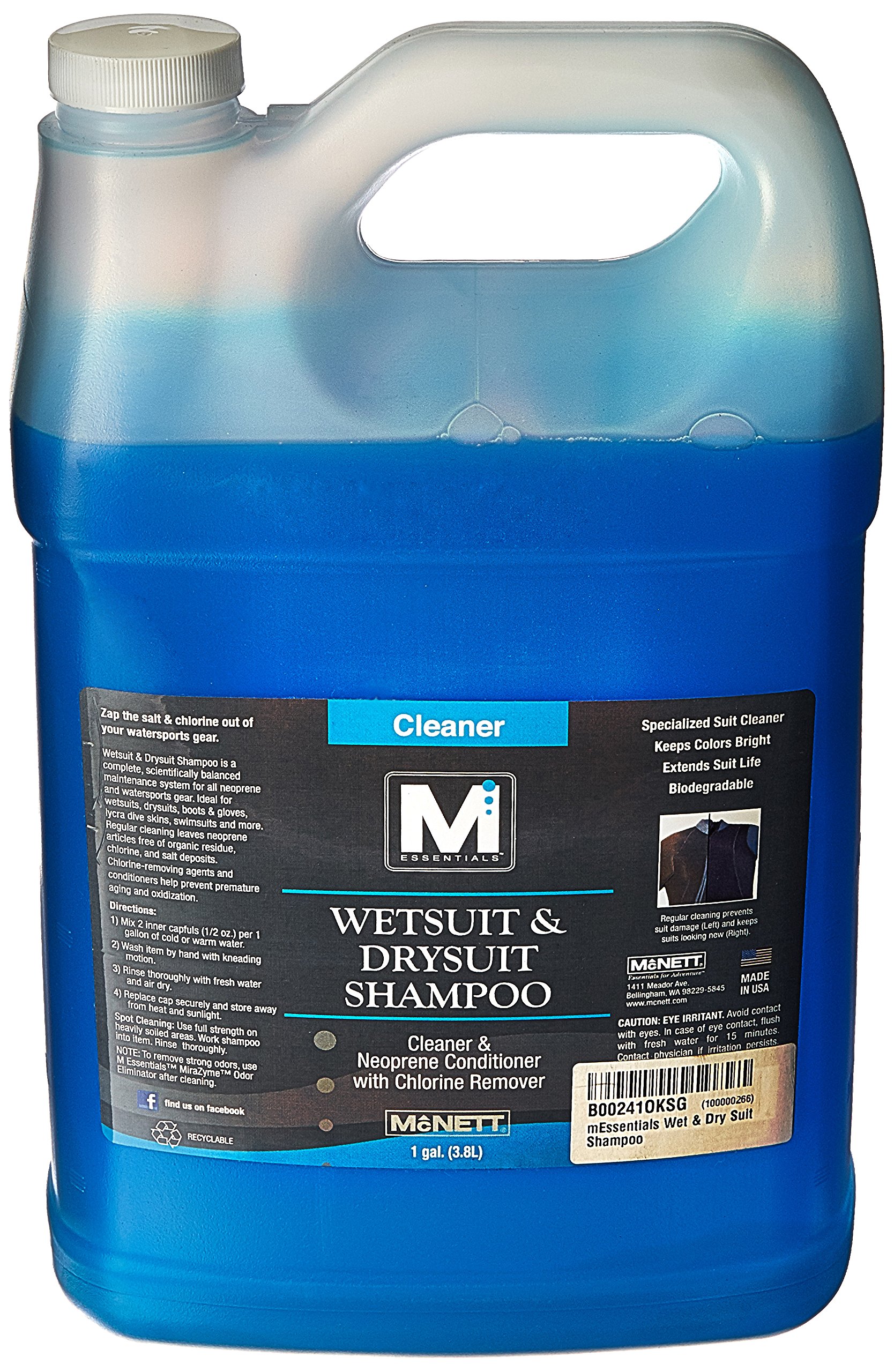 mEssentials GEAR AID by McNett Wetsuit & Drysuit Shampoo 1 x 5 L Diving and Snorkel Accessories, Unisex Adults, Multicoloured (Multicolour), One Size