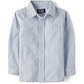 The Children's Place Baby Boys' and Toddler Long Sleeve Oxford Button Down Shirt