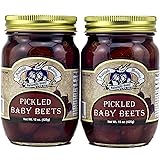 Amish Wedding All Natural Pickled Baby Beets 15 Ounces (Pack of 2)