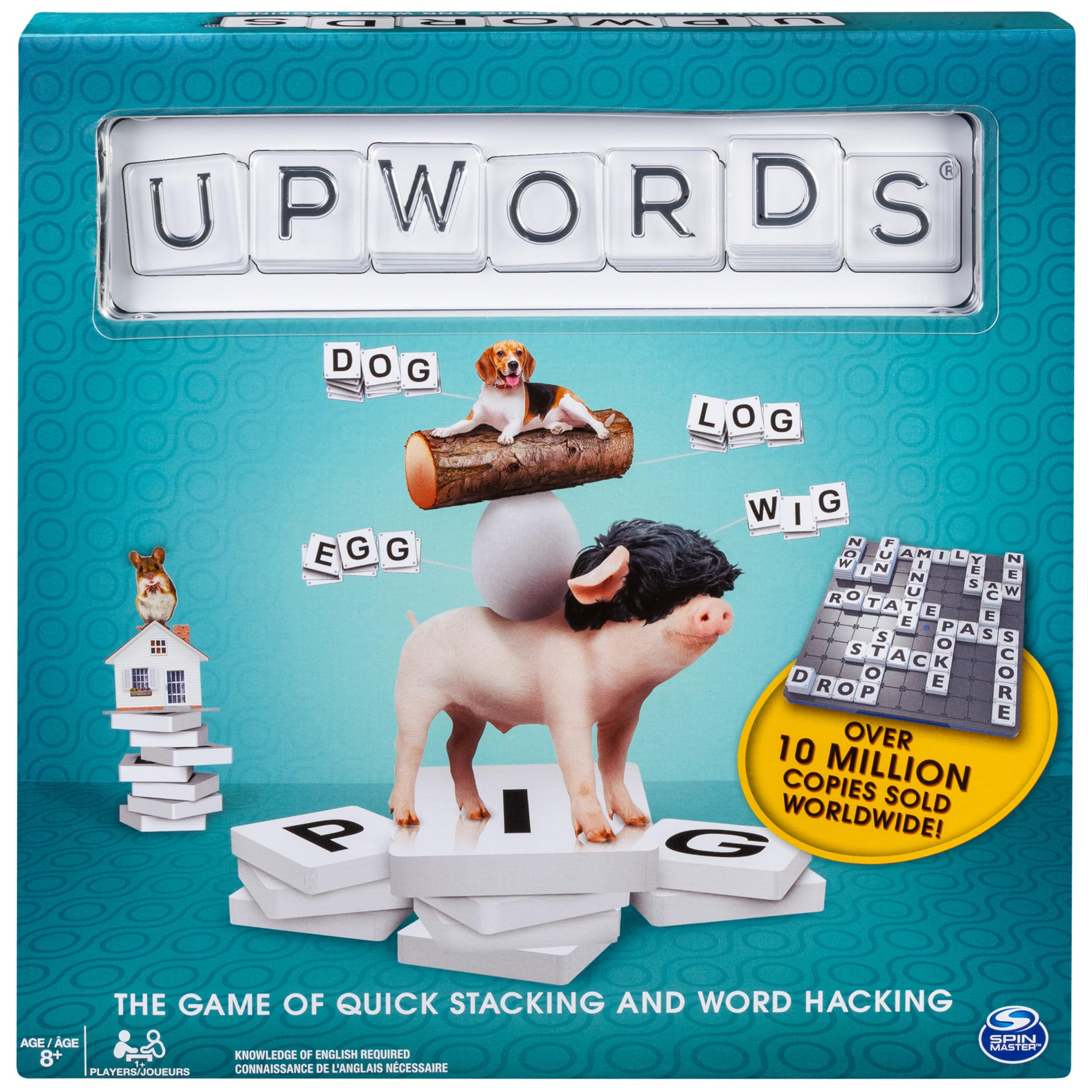 Spin Master Games, Upwords, Classic Word Game with