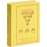 WS Game Company Guess Who? Vintage Bookshelf Edition Kids Deduction Game | Classic Family Deduction Board Game for Kids and Adults, Linen-Wrapped Book Box, Integrated Storage, 2 Players Ages 6 and Up