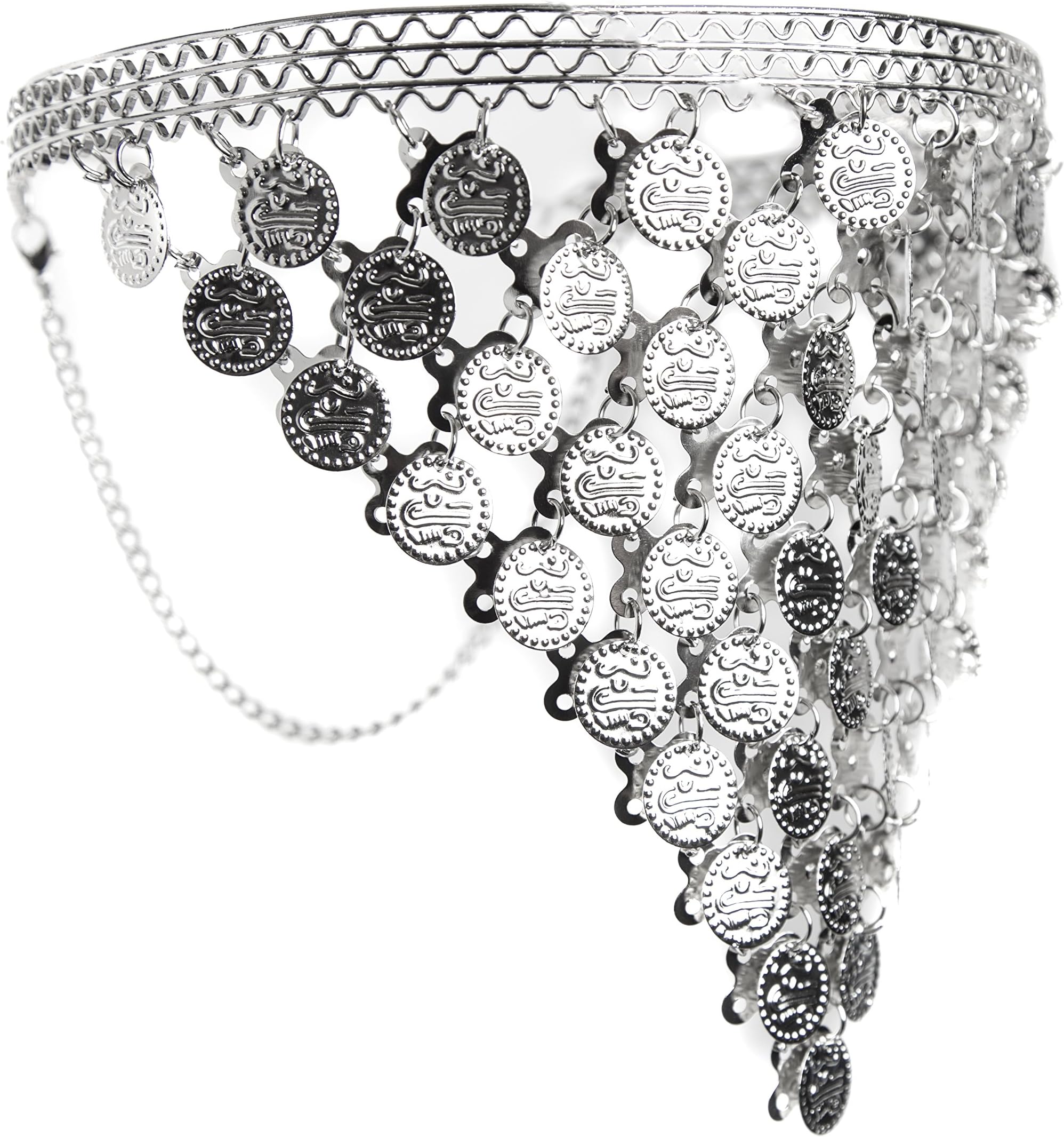Arsimus Belly Dancing Coin Headband Crown