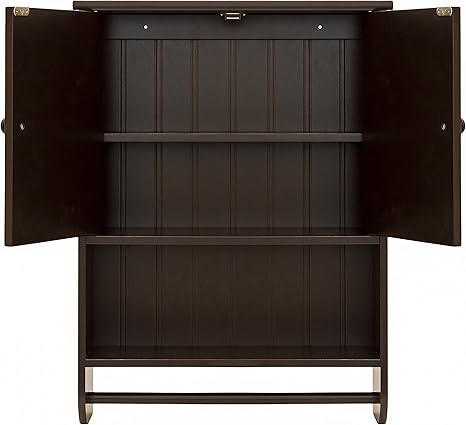 Best Choice Products Gabinete De Pared Para Bano Doble Puerta