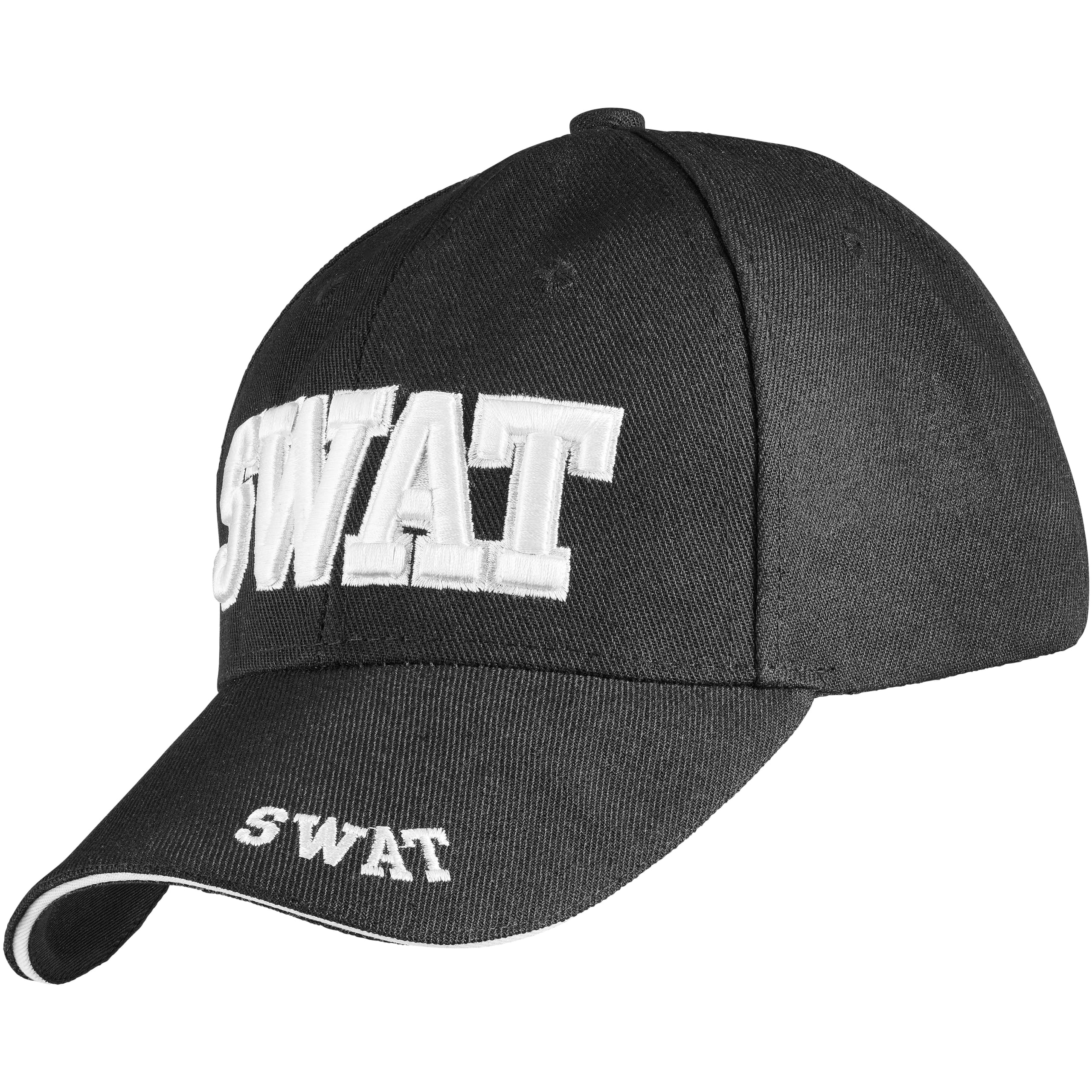 Balinco Black Police Costume Hat Women, Policeman, Swat Costume Women, FBI Cap Adult, S.W.A.T Police Cap, Carnival, Fancy Dress, Halloween
