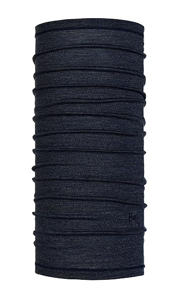 Buff Lightweight Merino Wool Cubic Charc