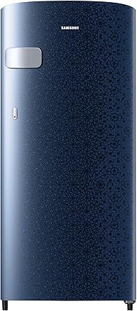 Samsung 192 L 2 Star Direct Cool Single Door Refrigerator(RR19N1Y12MU/HL/RR19N2Y12MU/NL, Ombre Blue)