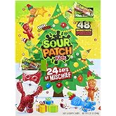 SOUR PATCH KIDS Soft &amp; Chewy Candy Holiday Advent Calendar, 24 Days | Big Kids, 48 Individually Wrapped Pieces of Candy