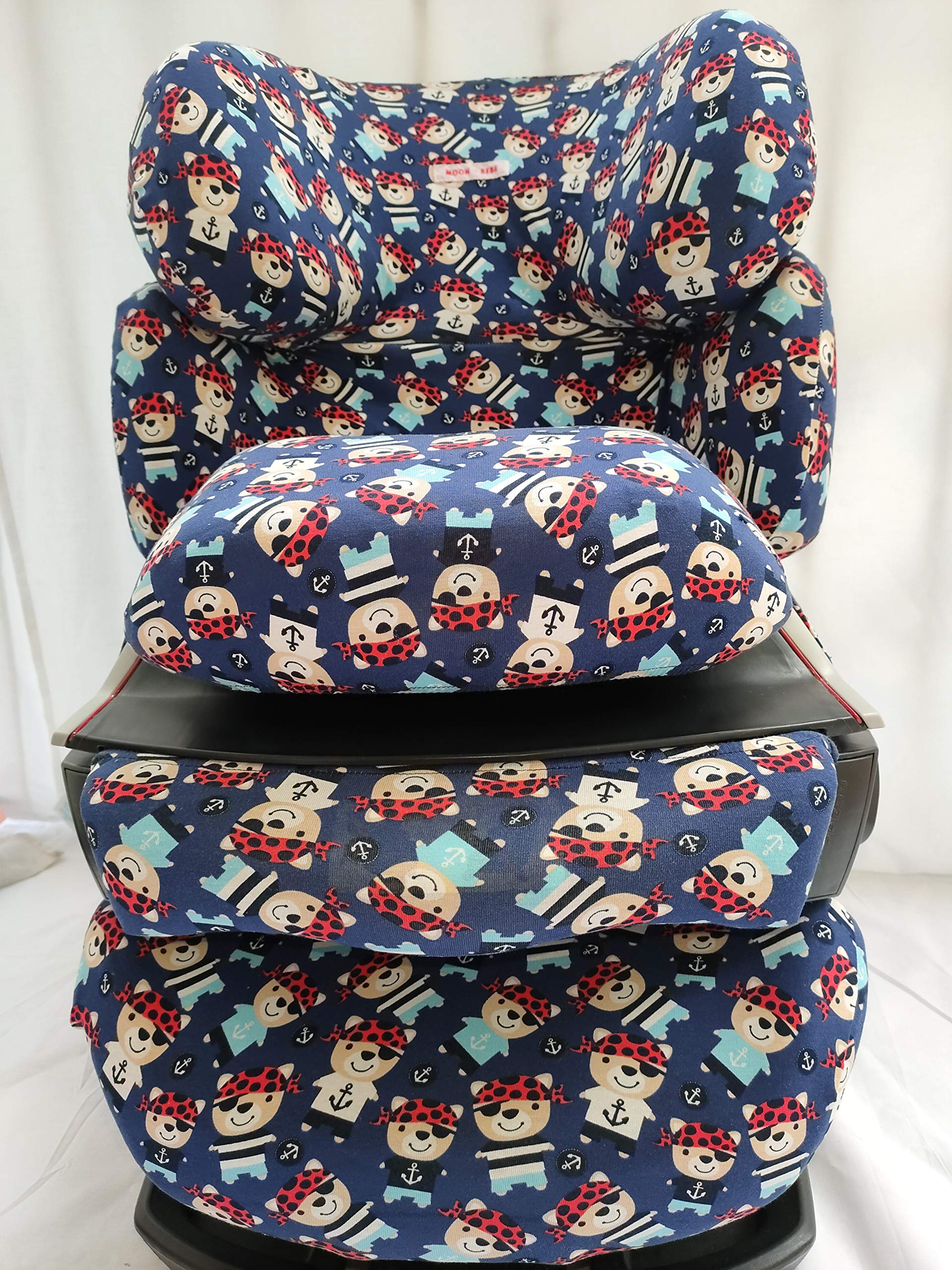 MOON-BEBE Case for Cybex Pallas, Silver Pallas Fix and Pallas 2 Fix White (AZUL)