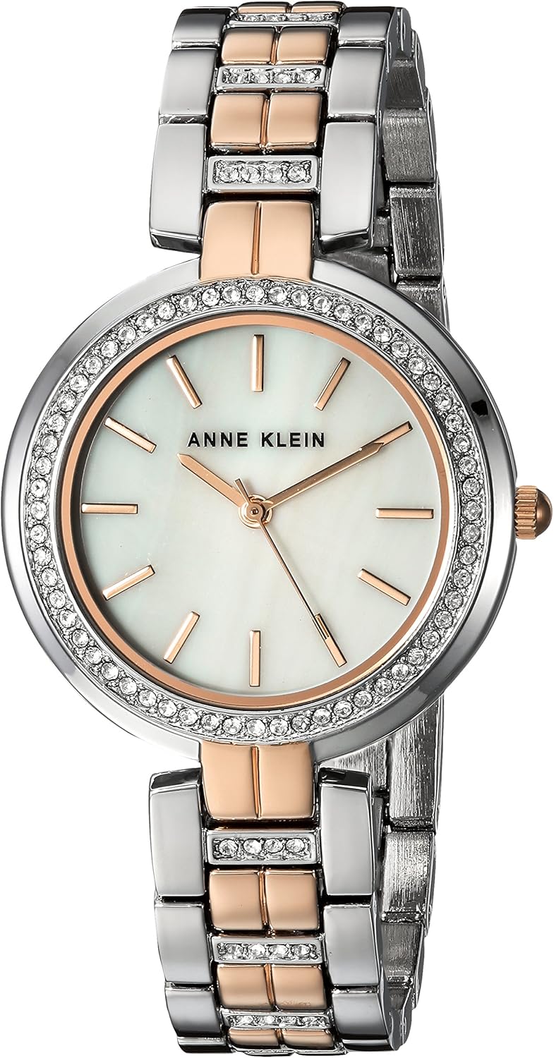 Anne Klein Women's AK/2969MPRT Swarovski Crystal Accented