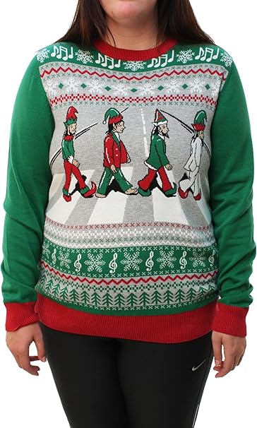 beatles christmas sweatshirt