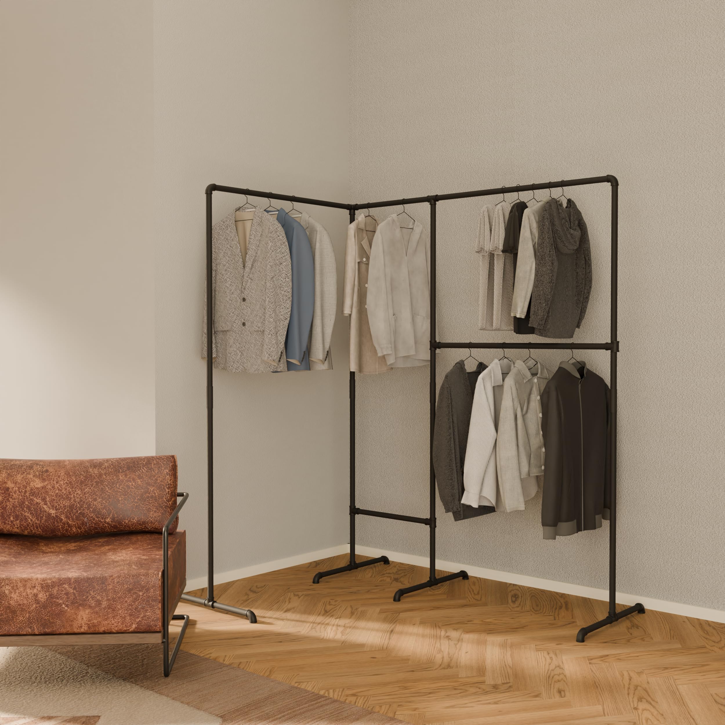pamo Industrial Design garment rack - LAS Edge - freestanding Coat Rack ...