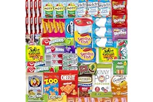 Snacks Variety Pack and Snack Box Care Package (50 Count) by Stuff Your Sack