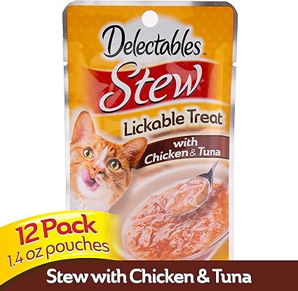 delectables stew cat food