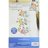 Janlynn Embroidery Kit Rose Garden Pillowcase Pair