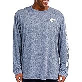 Costa Del Mar Men's Tech Crewneck Catonic Long Sleeve Gray