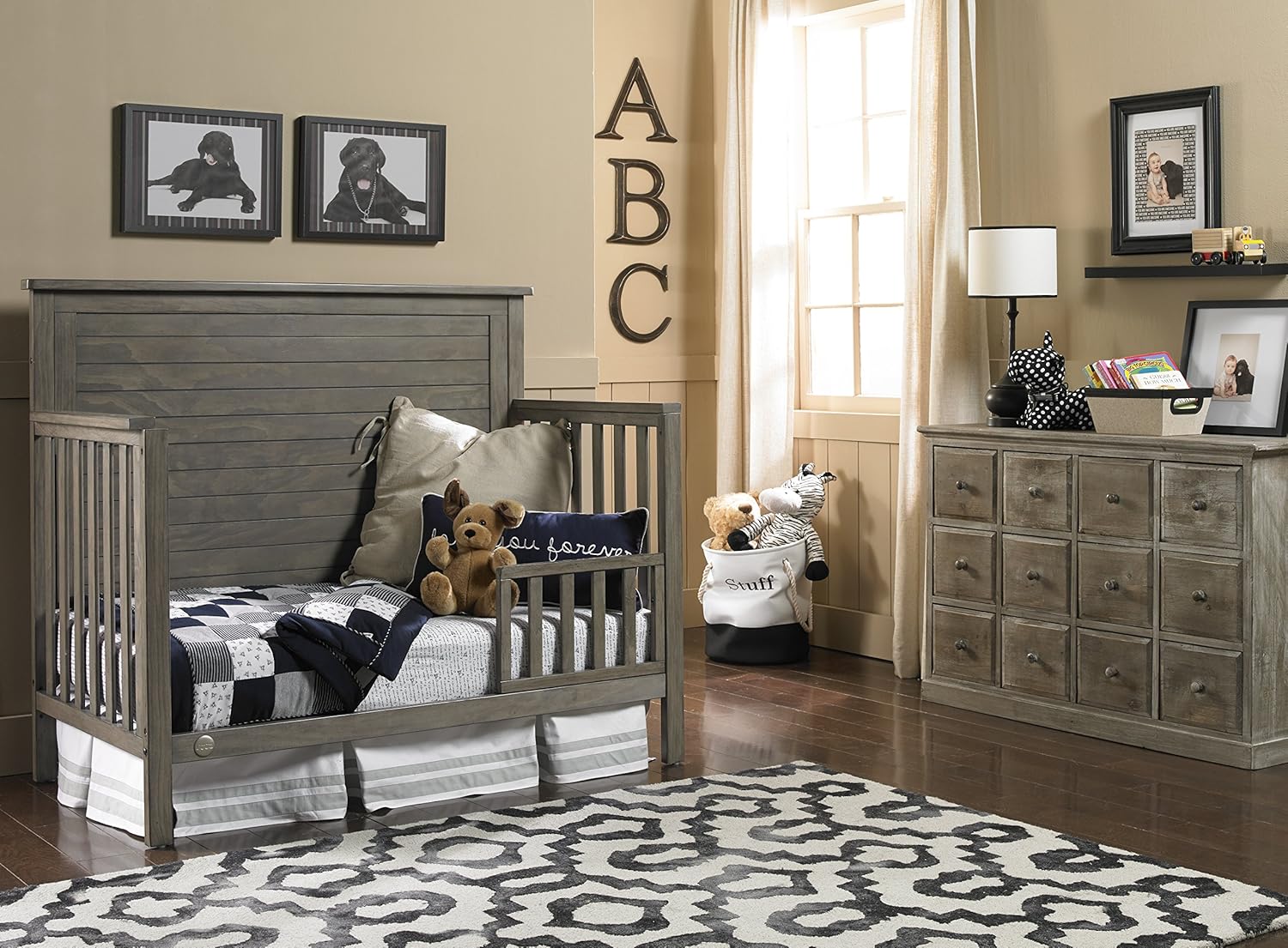 fisher price gray crib