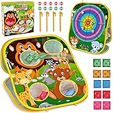 Animal Bean Bag Toss Game Toy Outdoor Toss Game, Family Party Party Supplies for Kids, Gift for Boys Birthday or Christmas for Toddlers Ages 3 4 5 6 Year Old