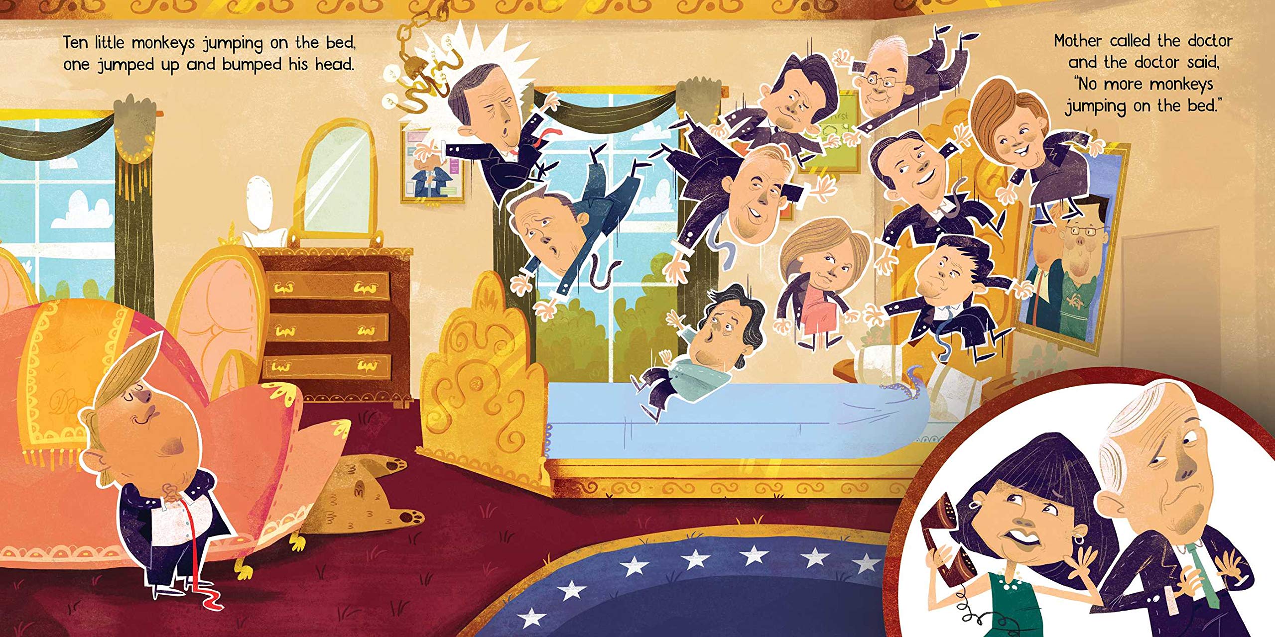Trump S Ten Little Monkeys The White House Is A Zoo Anonymous Beckett Kyle 9781499809480 Amazon Com Books