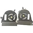 Fleshy Leaf Replacement CPU+GPU Cooling Fan for HP Spectre X360 15-DF 15-DF0008CA 15-DF0013DX 15-DF0033DX 15-DF0043DX 15-DF0068NR 15T-DF000 DC05V ND75C23-18C11 ND75C23-18C12 L41482-001 L41483-001