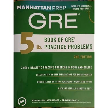5 lb. Book of GRE Practice Problems (Manhattan Prep 5 lb Series 