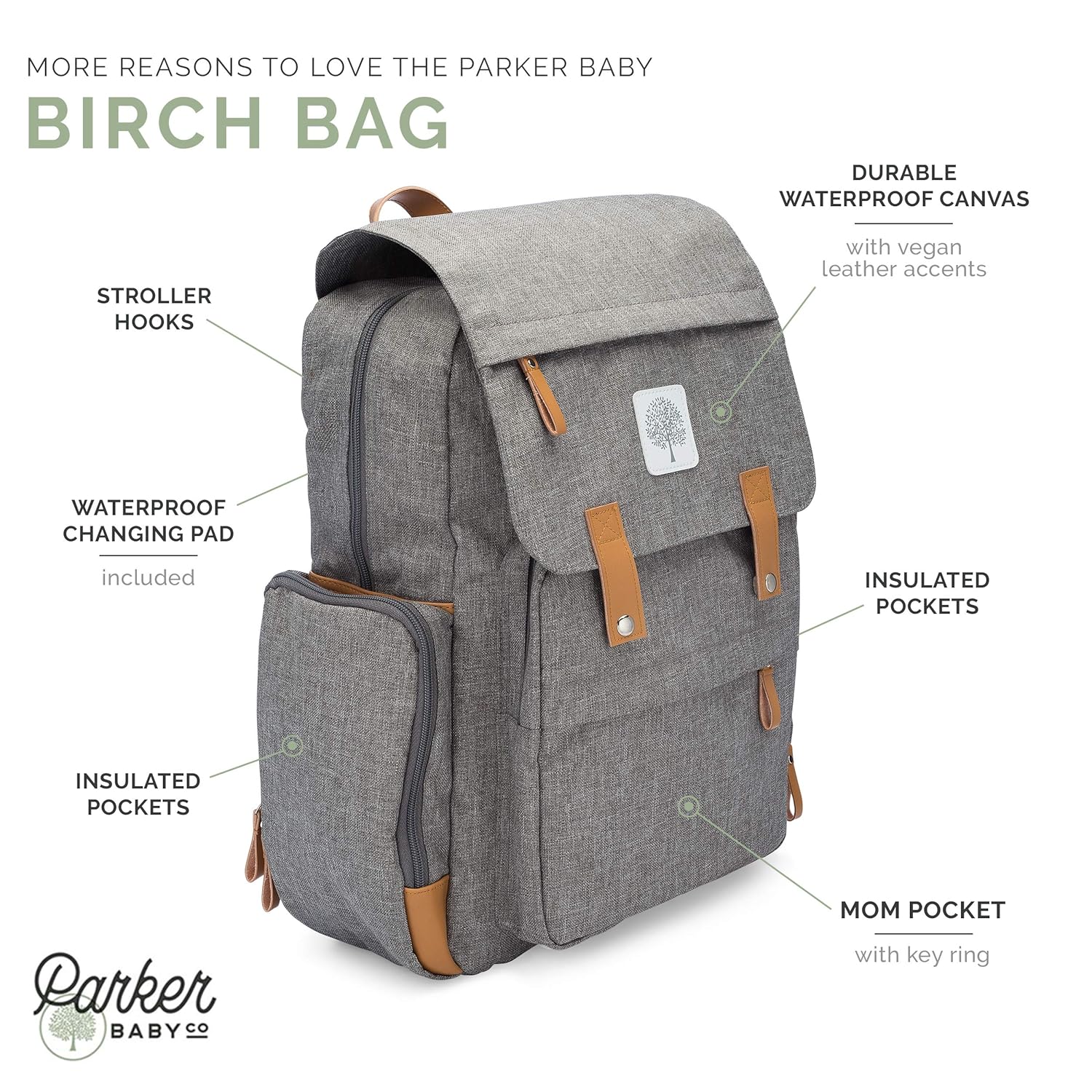 parker diaper bag