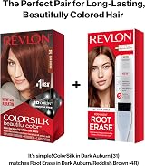 Revlon Colorsilk Hair Color 4 Dark Auburn Permanent Home Hair Dye Kit view 9
