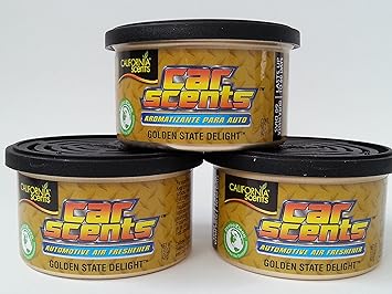 California Car Scents - Sents Golden State Delight Lufterfrischer 3er Sparpack - Set