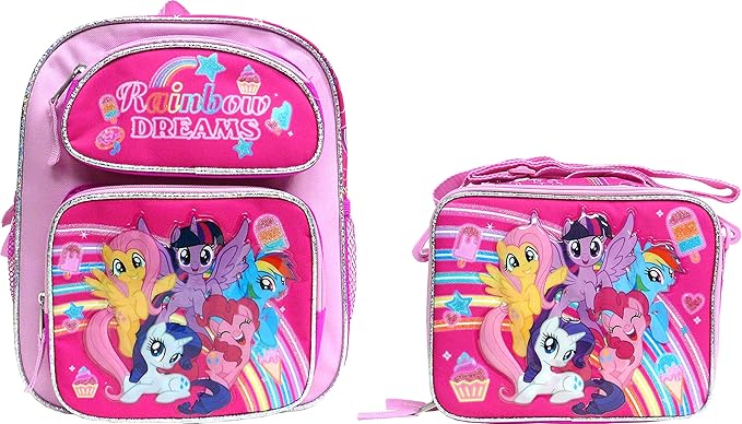 my little pony backpack and lunchbox