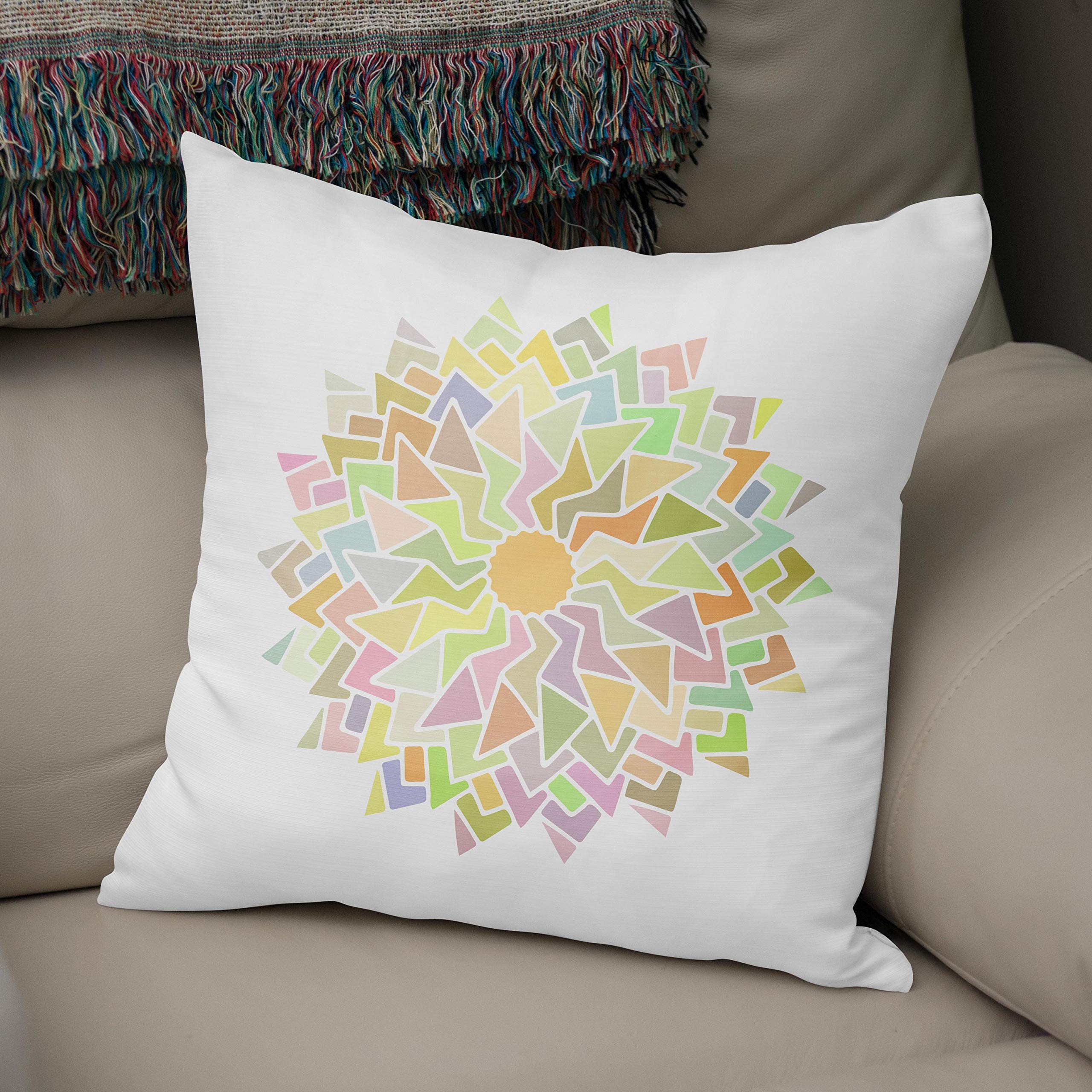 Bonamaison, Decorative Cushion Cover - 50% Cotton 50% Polyester - 43x43cm - Designed and Manufactured in Turkey