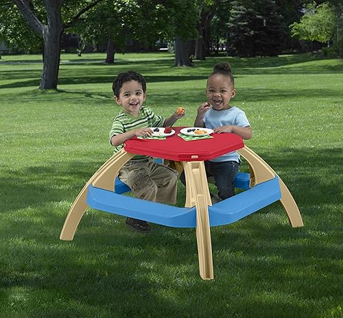 American Plastic Toys Picnic Table Toddlers Kids Ages 18 months