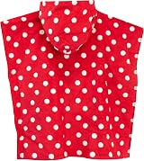 Disney Girls Minnie Mouse Towel Hooded Poncho Red One Size Bath Swim Beach view 4