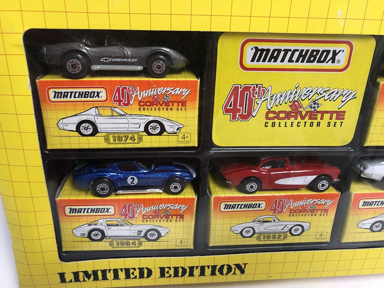 matchbox 40th anniversary corvette collector set