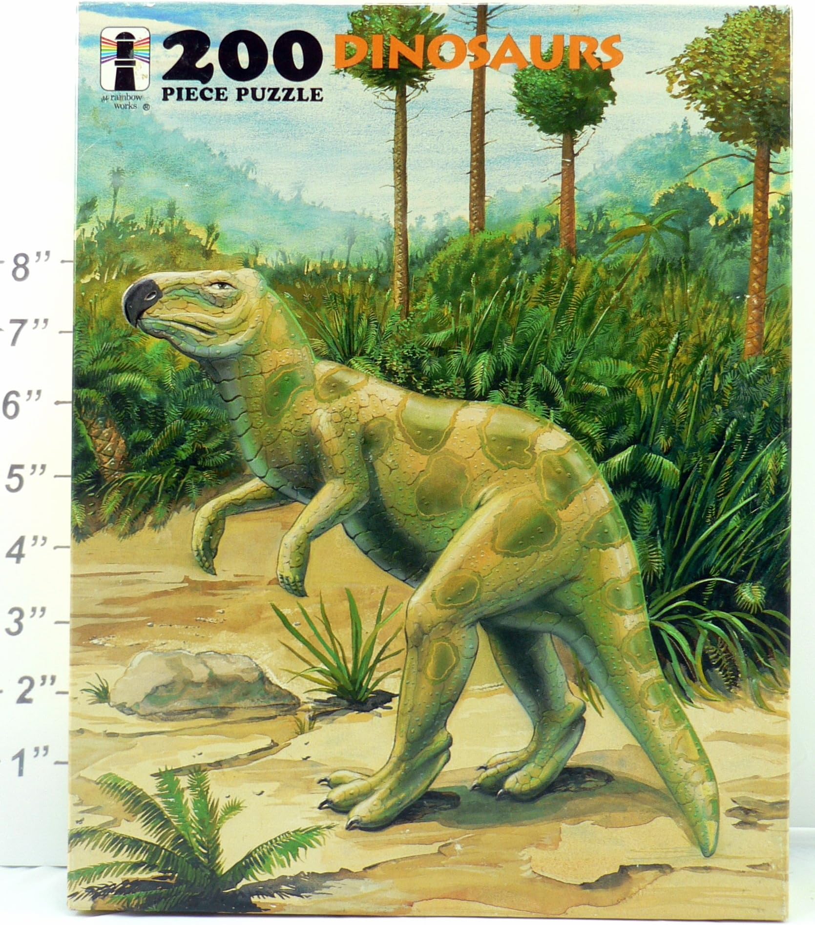 1993 Rainbow Works 200-Piece Dinosaurs Psittacosaurus Jigsaw Puzzle