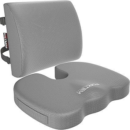 Amazon Com Fortem Seat Cushion Lumbar Support For Office Chair