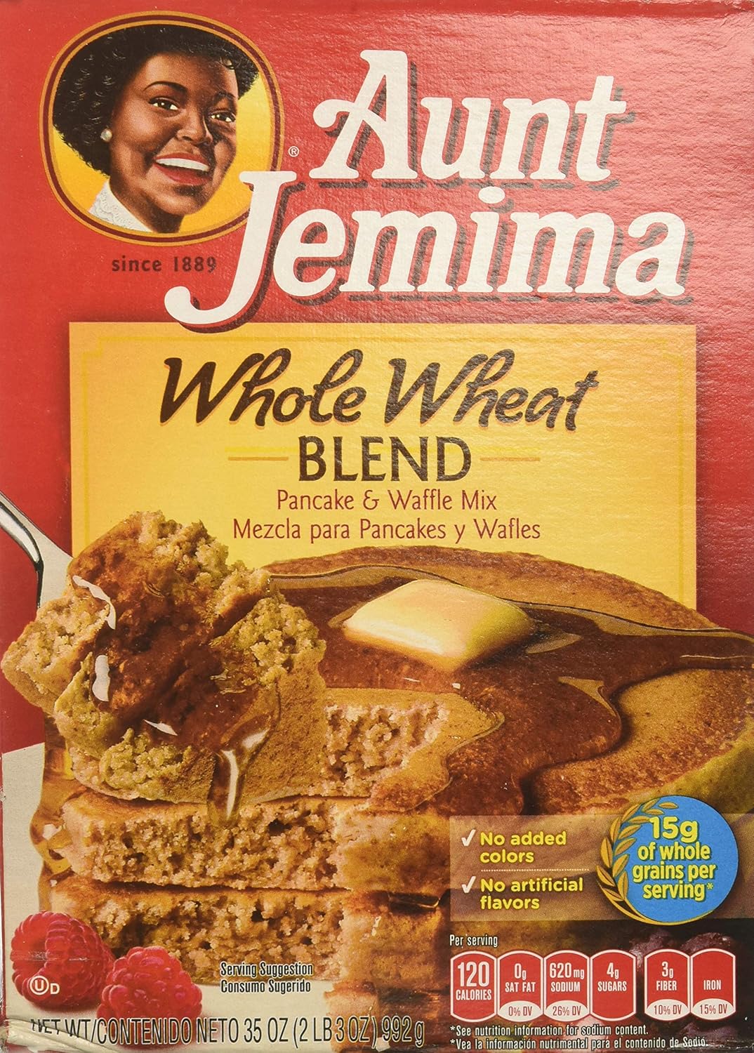 Aunt Jemima Pancake Mix Whole Wheat (3 