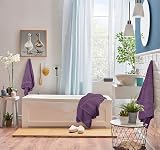 Utopia Towels 8 Piece Set Plum 100% Cotton Bath Hand Washcloths view 5