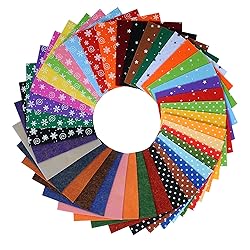 Life Glow DIY Polyester Patterned Felt Fabric