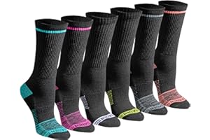 Eddie Bauer Womens Dura Dri Moisture Control Crew Socks Multipack
