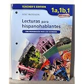 Lecturas para hispanohablantes Workbook Teacher's Edition Levels 1A/1B/1 (&iexcl;Avancemos!) (Spanish Edition)