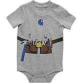 Carhartt Kid's CA6500 Short-Sleeve Toolbelt Bodysuit - Boys