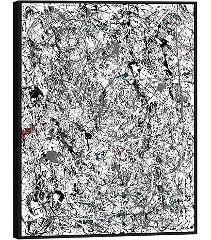 Amazon.com: Silver Over Black, White, Yellow and Red, 1948 by