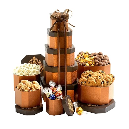 Broadway Basketeers Gift Tower of Sweets