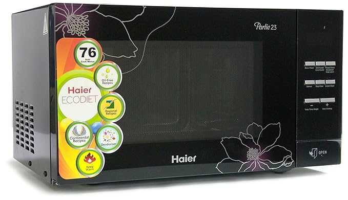 Haier 23 L Convection Microwave Oven (HIL2301CBSB, Black)