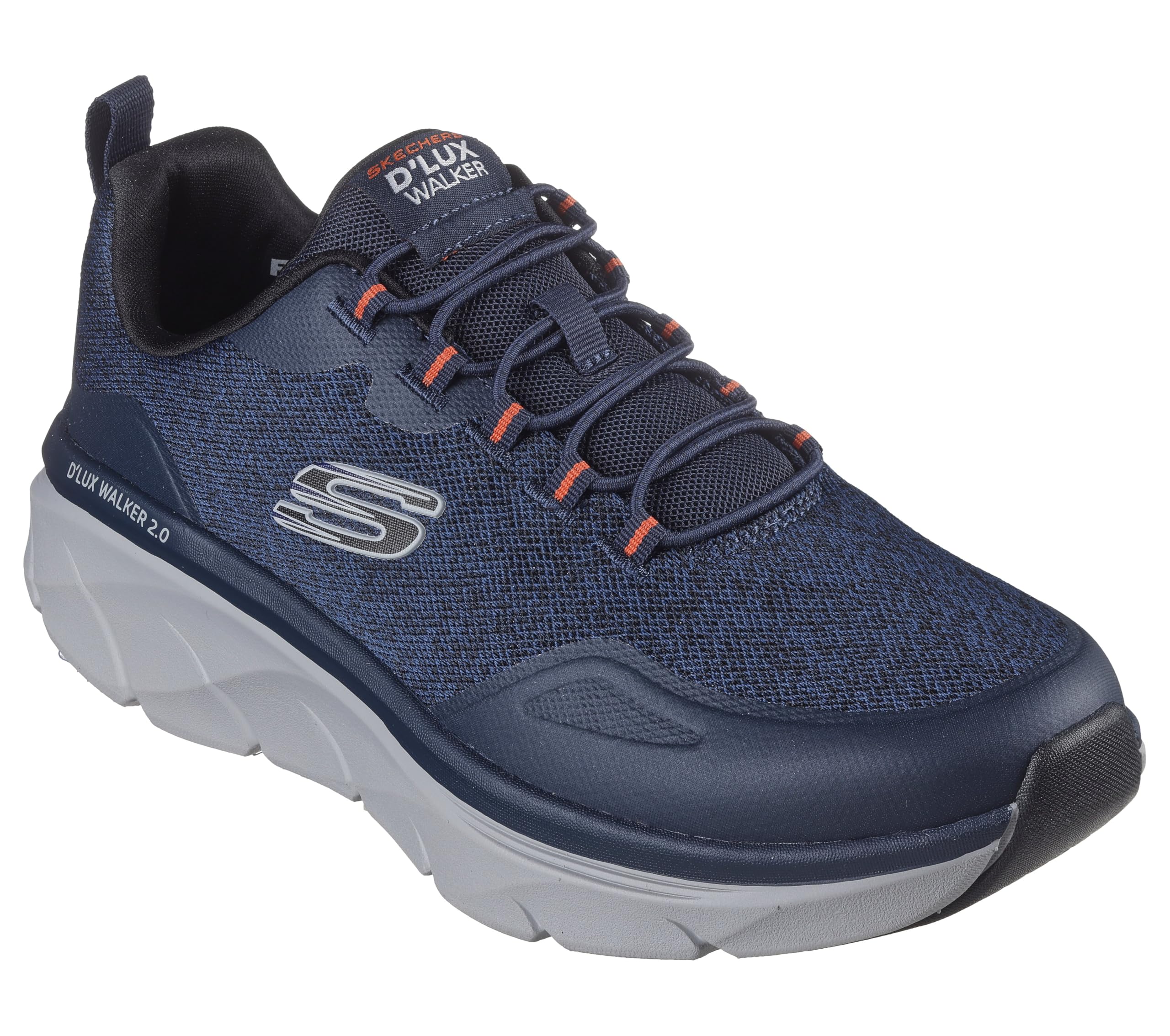 Skechers Men's D'lux Walker 2.0 Steadyway, Blue, 6.5 Image