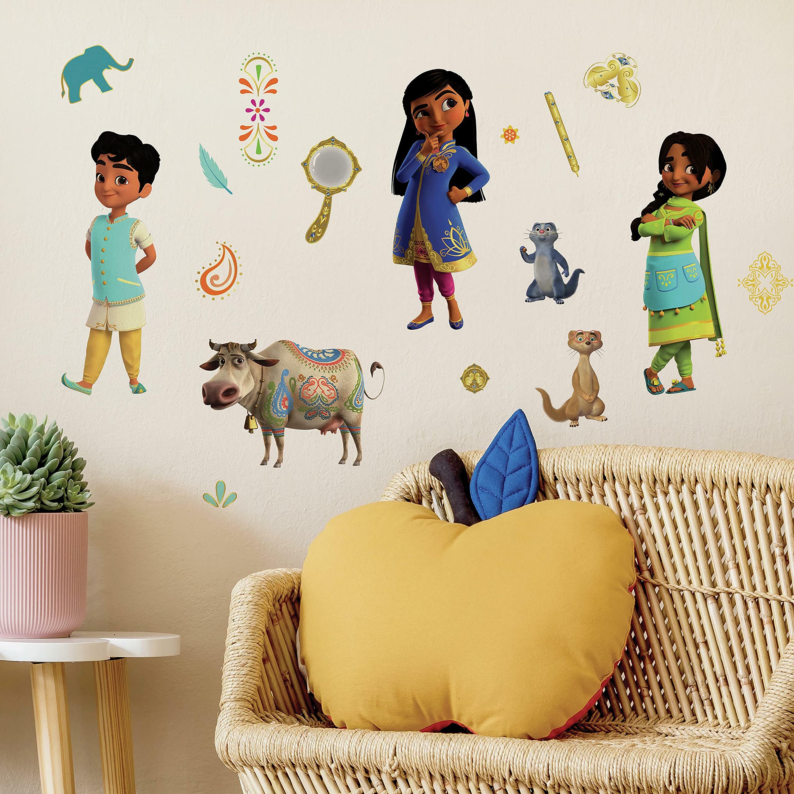RoomMates RMK4698SCS Mira: Royal Detective Peel and Stick Wall Decals
