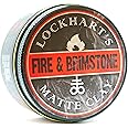 Lockhart's Fire & Brimstone Matte Clay, Medium/Firm Hold, Matte Finish, 3.7oz