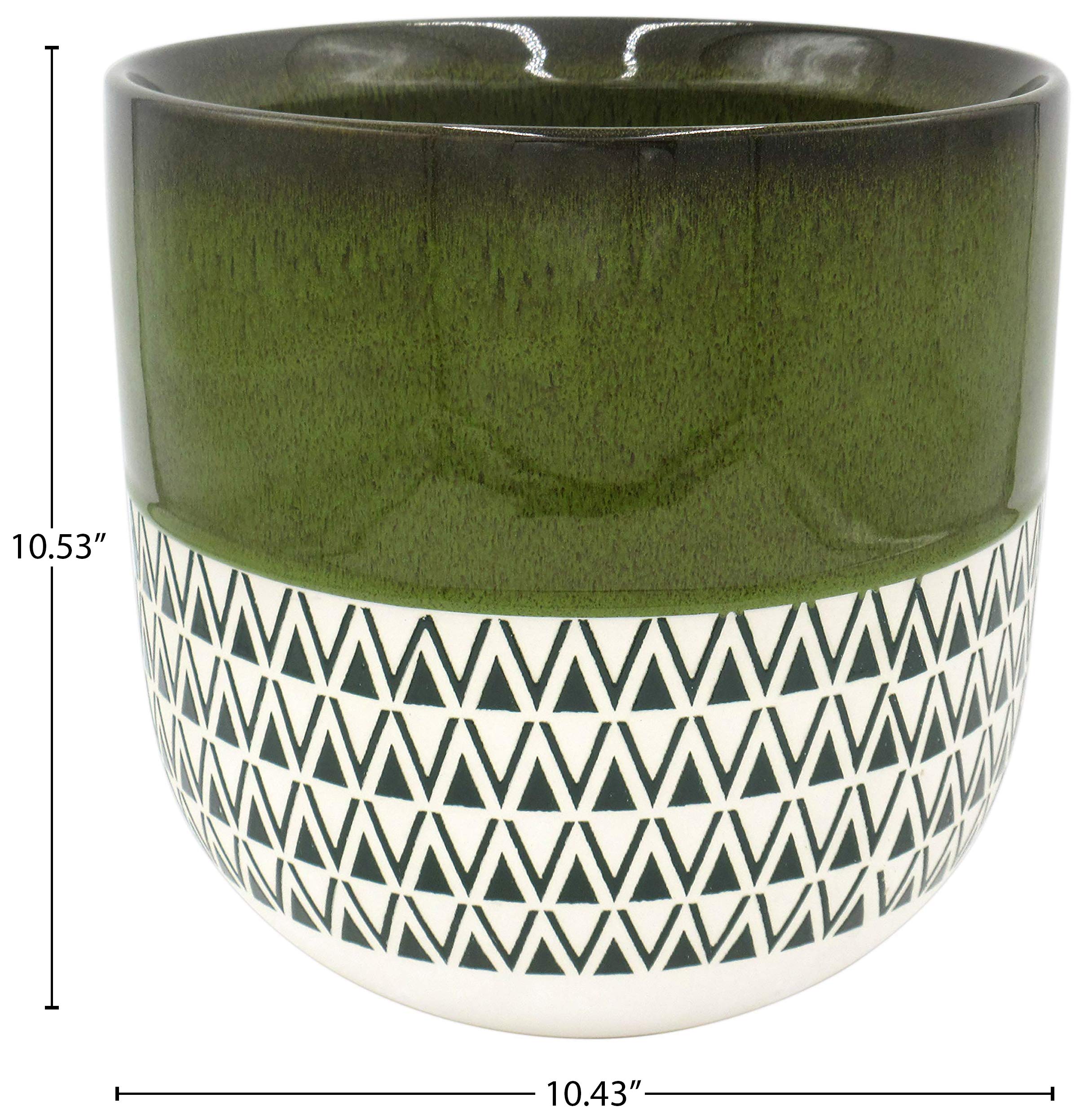 Stone & Beam Mid-Century Patterned Planter - Image 3