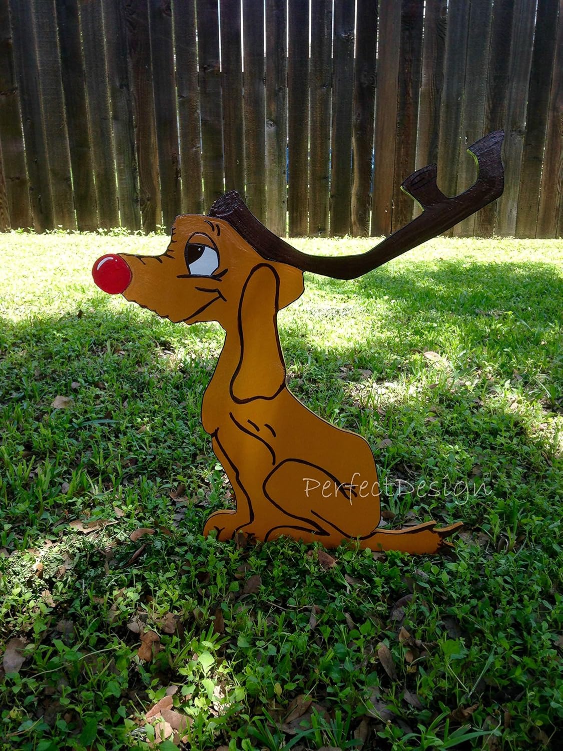 Amazon Com Max The Red Nose Reindeer Christmas Yard Art